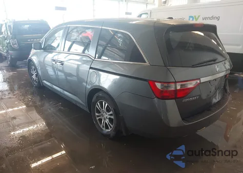 2012 Honda Odyssey Ex-L z USA, uszkodzony, nr VIN 5FNRL5H69CB089626